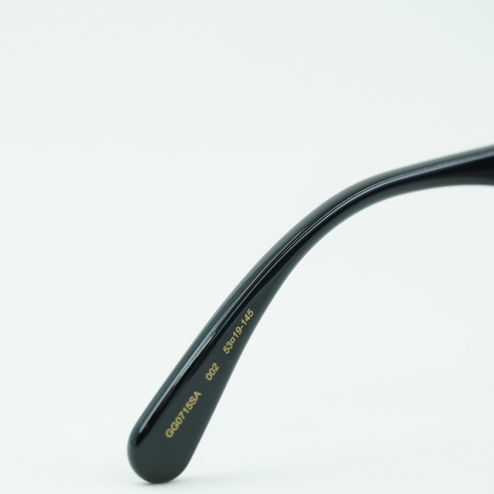 💯 NEW GUCCI GG0715SA 002 BLACK SUNGLASSES - Picture 6 of 8